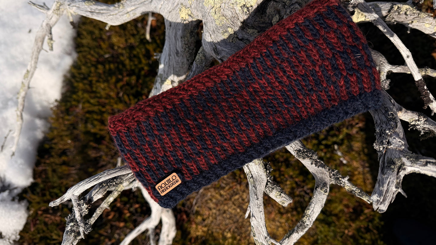 Skippy Headliner (Navy Blue + Brick)