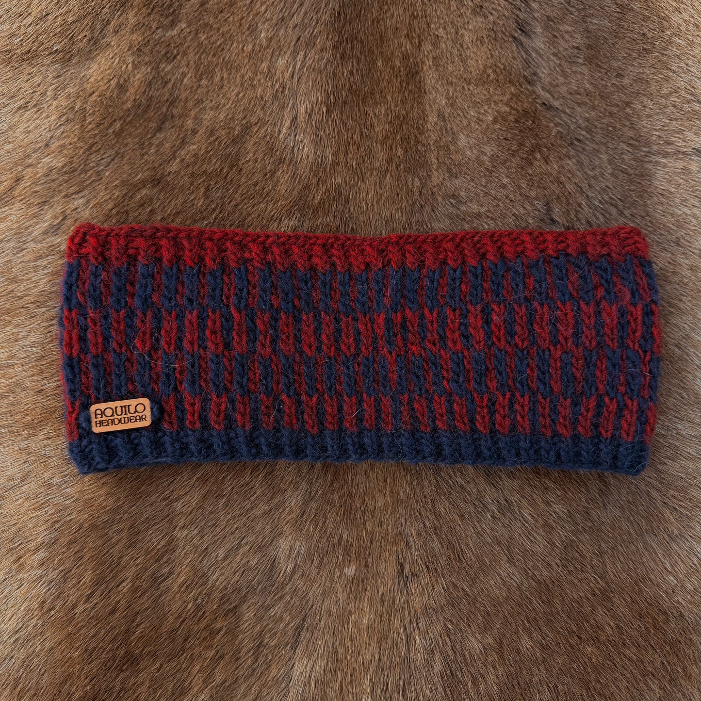 Skippy Headliner (Navy Blue + Brick)